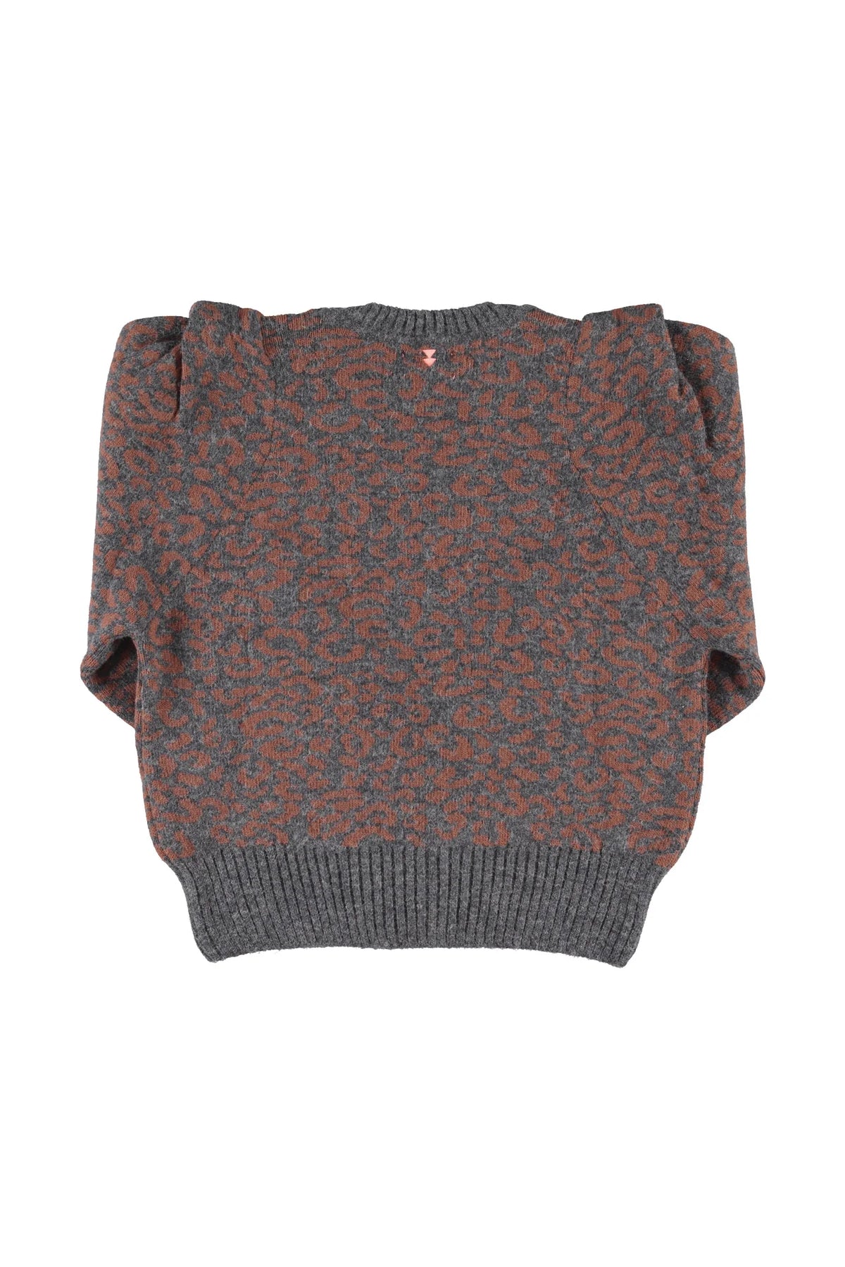 PULL LEOPARD GRIS