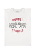 T SHIRT DOUBLE TROUBLE ECRU
