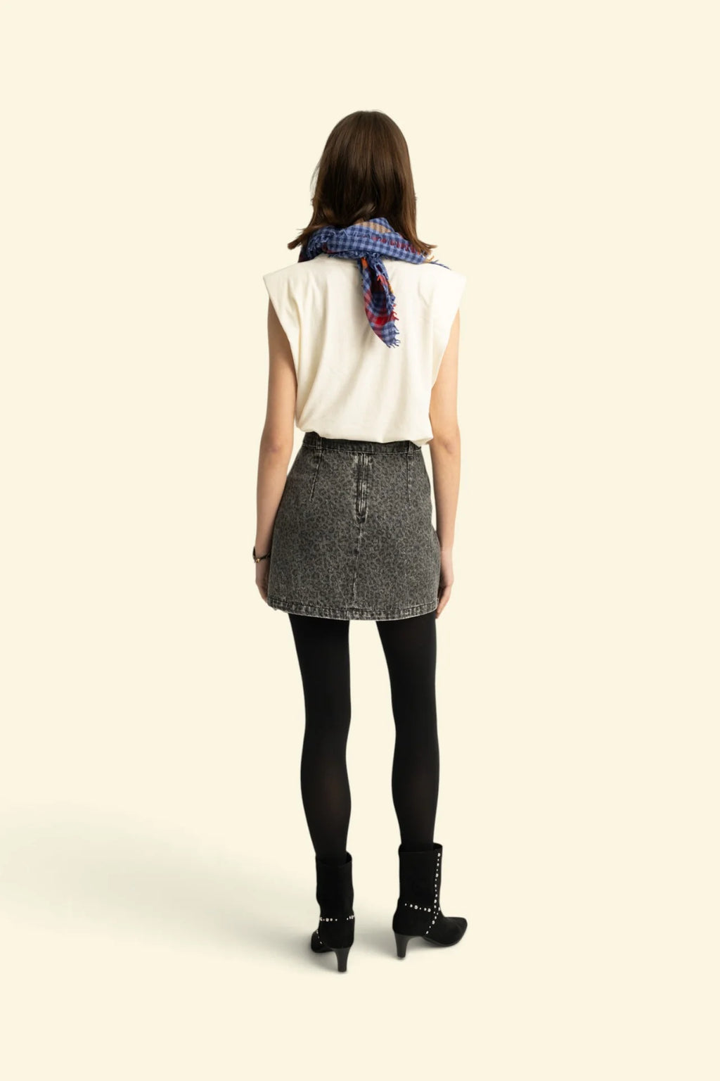 T SHIRT DOUBLE TROUBLE ECRU